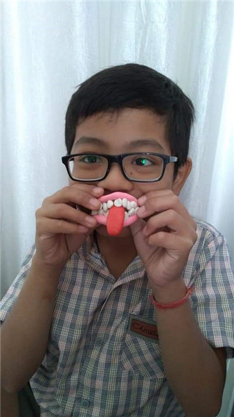 Activity Done By Our Grade Four Students  On the Topic - "Types of Teeth"